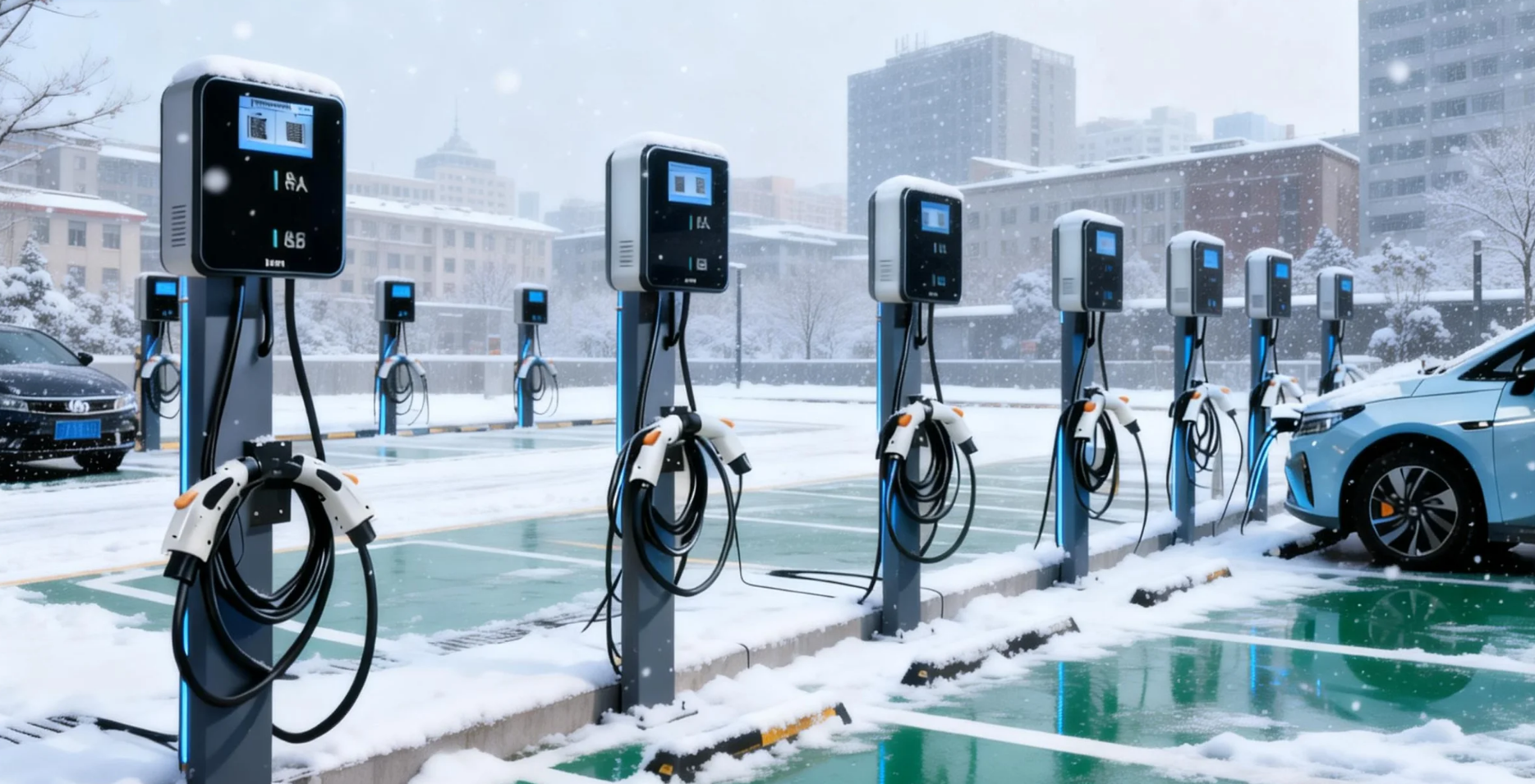 14KW双枪交流充电桩真能省30%建设成本？