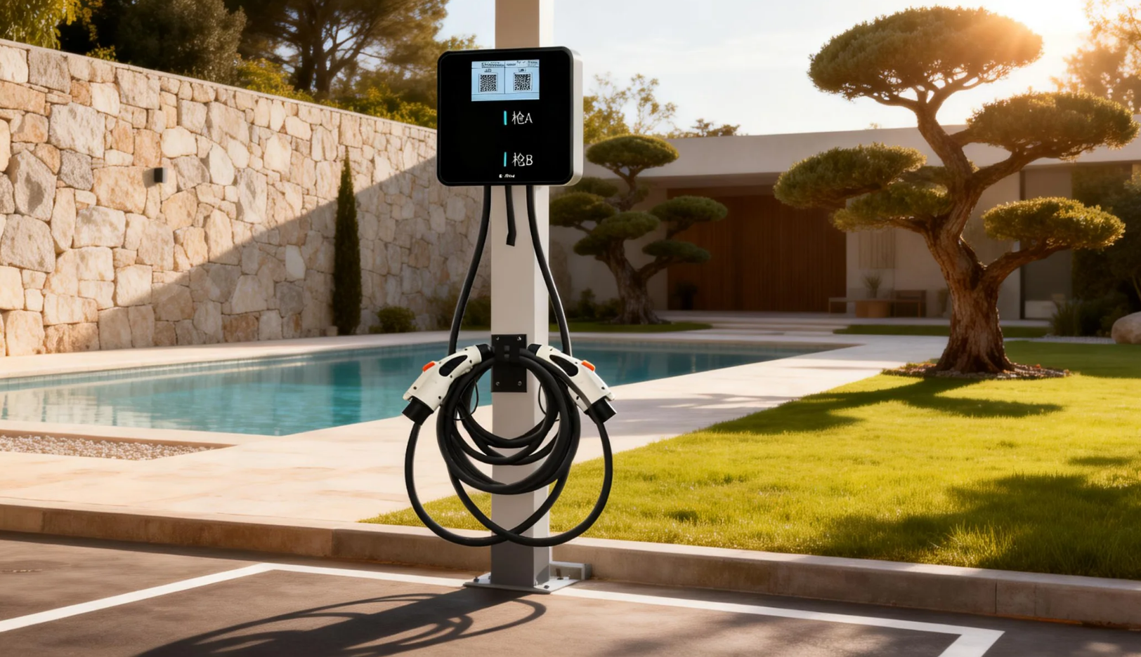 14KW双枪交流充电桩是“真7kW+7kW”还是“共享14kW”？